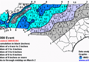 Snow Depth Map Canada March 2 2009 Winter Storm