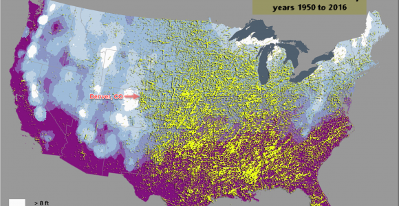 Snow Depth Map Colorado where In the U S Gets Both Extreme Snow and Severe Thunderstorms