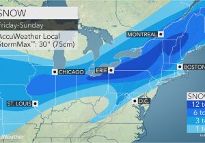 Snow Depth Map Michigan Snowstorms to Deliver One Two Punch to northeast This Week