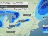 Snow Depth Map New England Disruptive Snow Precedes Midweek Arctic Blast Across