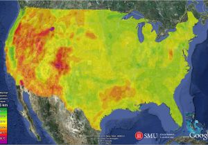 Soil Temperature Map Texas First Geothermal Energy Map Of the Usa now In Google Watts Up with