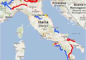 Sorrento Italy Map Google the tour Of Italy 2013 Race Route On Google Maps Google Earth and