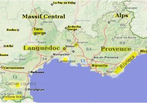 South Coast France Map the south Of France An Essential Travel Guide