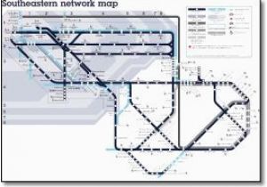 South East England Rail Map south Eastern Train Rail Maps