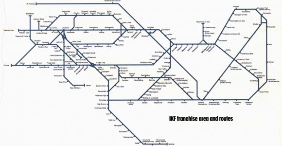 South East England Train Map south Eastern Train Rail Maps