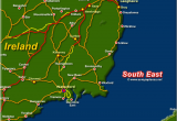 South East Ireland Map Map Of Ireland south East