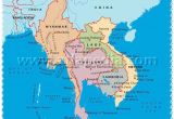 South East Italy Map Political Map Of Myanmar Thailand Laos Cambodia Vietnam