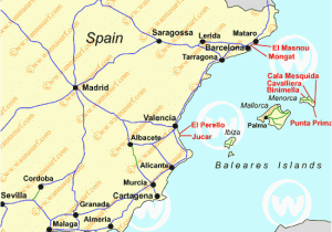 South East Spain Map Detailed Map Of East Coast Of Spain Twitterleesclub