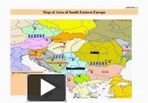 South Eastern Europe Map Ppt Map Of area Of south Eastern Europe Powerpoint