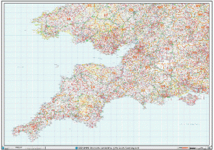 South England Postcode Map Xyz Postcode District Map D1 south West England Locked Pdf