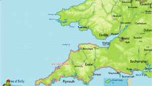 South West Map Of England south West Coast Path