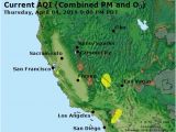 Southern California Air Quality Map Airnow Davis Ca Air Quality