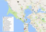 Southern California Camping Map San Francisco Camping Guide