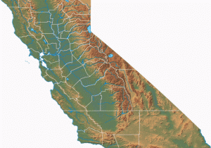 Southern California Elevation Map Beautiful California Elevation Map Ideas Printable Map New