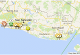 Southern California Surf Map El Salvador Surf Guide and Spot Map