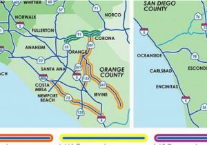 Southern California toll Roads Map 34 California toll Roads Map Maps Directions