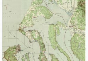 Southern California topographic Map Whidbey island Ca 1944 Usgs Old topographic Map A Composite Etsy