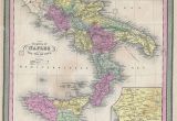 Southern Italy Map In Detail Italy Map Stock Photos Italy Map Stock Images Alamy