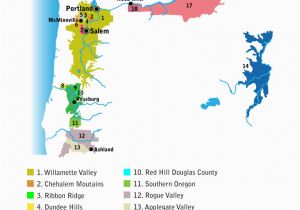 Southern oregon Wineries Map Simple oregon Vineyards Map Diamant Ltd Com