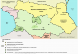 Soviet Georgia Map northern Part Of soviet Caucasus In 1922 Mountain Autonomous