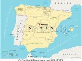 Spain Autonomous Communities Map Spain Political and Administrative Divisions Map