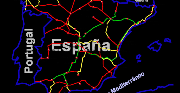 Spain Ave Map File Ave Diciembre2006 Png Wikimedia Commons