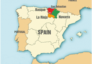 Spain Basque Region Map International Food Blog May 2016