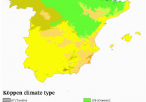Spain Climate Map Oceanic Climate Revolvy