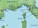 Spain France Border Map Map Of Spain France and Italy Cruising the Rivieras Of Italy France