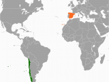 Spain On A World Map Chile Spain Relations Wikipedia