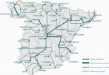 Spain Rail Network Map Analyzing the theoretical Capacity Of Railway Networks with