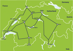 Spain Rail Network Map Switzerland by Train From 307 Switzerland Train Routes