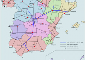 Spain Railroad Map Renfe Operadora Revolvy