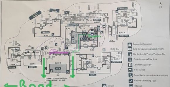 Spain Resorts Map Map Of Sunset Bay Club Picture Of Sunset Bay Club by