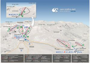 Spain Resorts Map Trail Map San isidro Zona Salencias