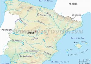 Spain River Map List Of Rivers Of Spain Wikipedia Site About Maps Of Cities Of the