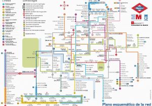 Spain Subway Map Subway Map Of Madrid Spain