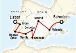 Spain tour Map Best Of Spain and Portugal 15 Days Travel Ideas Spain Travel