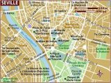 Spain tourist attractions Map Map Of Seville