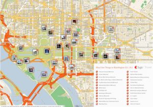 Spain tourist attractions Map Washington D C tourist Map In Pdf Sygic Travel