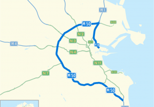 Speed Limits Ireland Map M50 Motorway Ireland Wikipedia