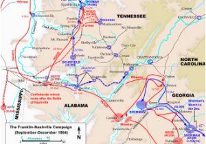 Spring Hill Tennessee Map Battle Of Franklin 1864 Wikipedia