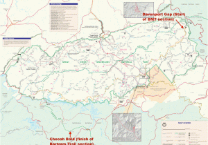 Springer Mountain Georgia Map southeastern Serpentine Trail the Hiking Life