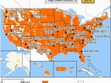 Sprint Coverage Map In Texas Sprint Cell Phone Coverage Map Cell tower Location Maps for Each