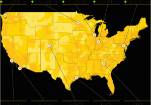 Sprint Coverage Map Minnesota Sprint Cell Phone Coverage Map Cell tower Location Maps for Each