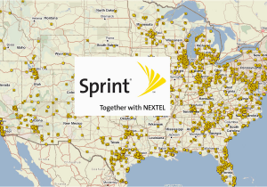 Sprint Coverage Map north Carolina Maps Sprint Coverage Map north Carolina Diamant Ltd Com