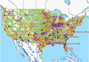 Sprint Coverage Map Texas Sprint Cell Phone Coverage Map Cell tower Location Maps for Each
