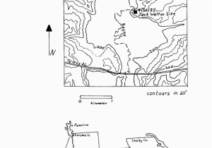 St Augustine Texas Map topographic Map Of the Jack Walton Site and Its Location within San