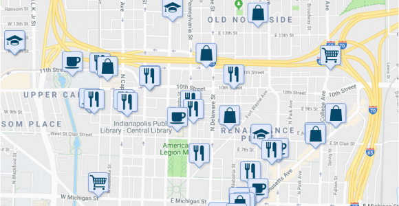 St Joe Michigan Map 126 E St Joseph St Indianapolis In Walk Score