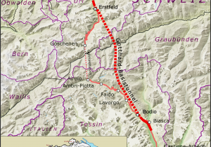 St Julien France Map Gotthard Basistunnel Wikipedia